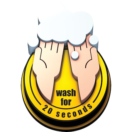 Brady Sign, 24 in Height, 16.4 in Width, Anti-skid Laminated Vinyl 152068